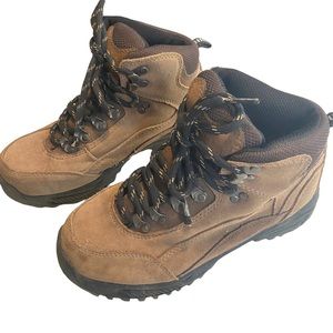 Cherokee Boys Hiker Hiking Boots Size 2 in Tan